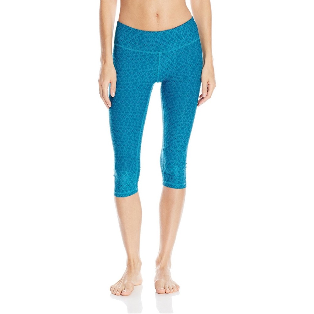 Prana Cropped Capri Misty Knicker Leggings